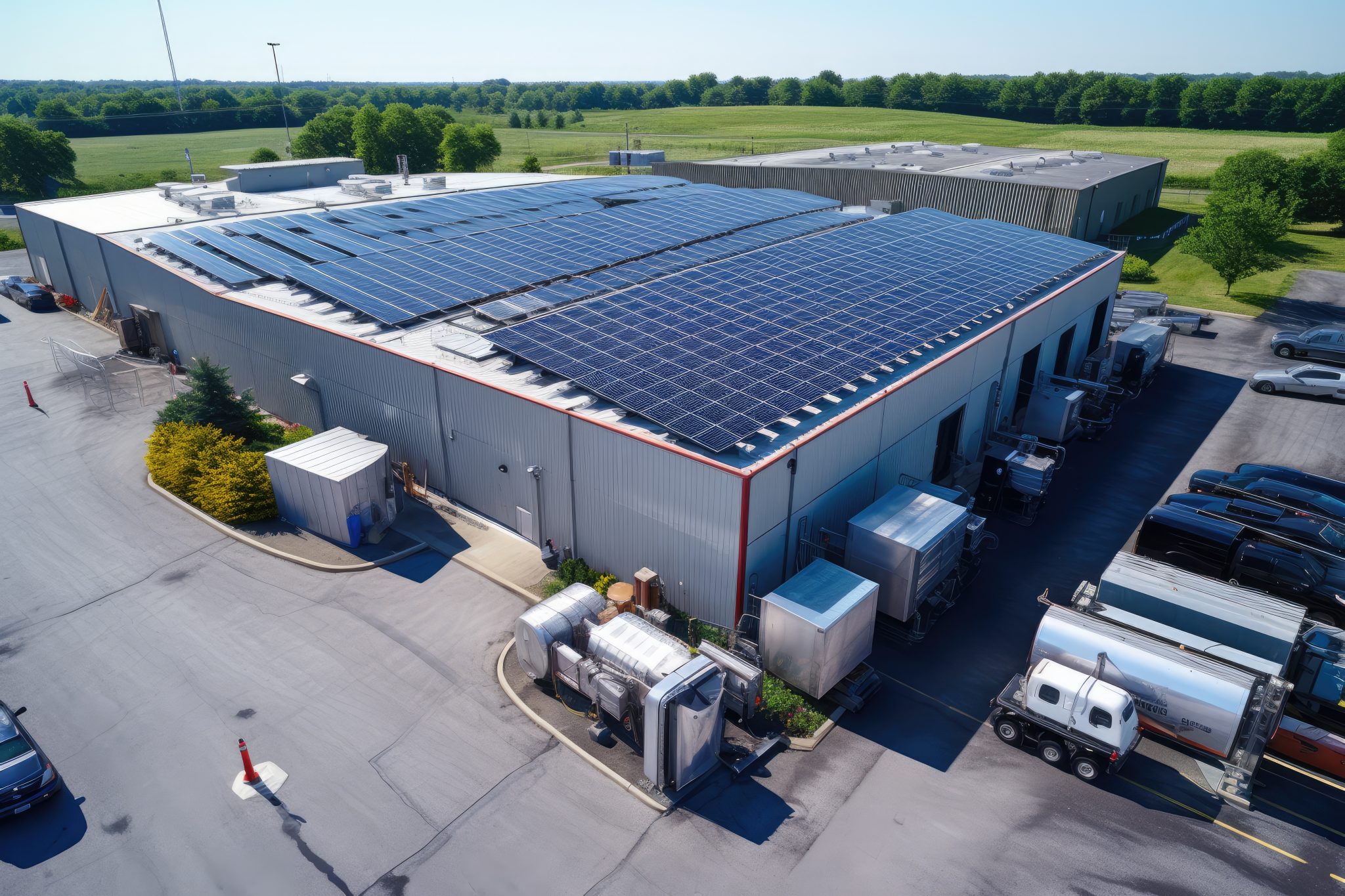 Solar power panels and Revolutionizing HVAC Systems with Full Automation. Discover the Efficiency and Comfort of Fully Automated Modern HVAC Systems